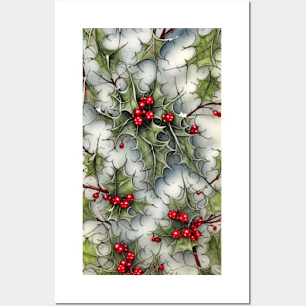 Holly Wall Art by AnySue